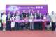 Mr Keiji Fujimoto, Executive Director of Panasonic Corporation (5th from right), Mr David Mong (4th from right) and Ms Cynthia Mong (3th from right) presented the trophies to the winning horse owner, the trainer and the jockey respectively.